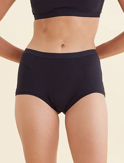 Papinelle Emily Boy Short Sleep Knicker In Black