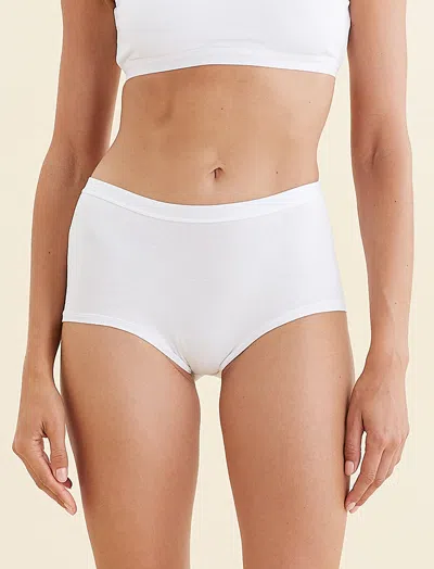 Papinelle Emily Boy Short Sleep Knicker In White