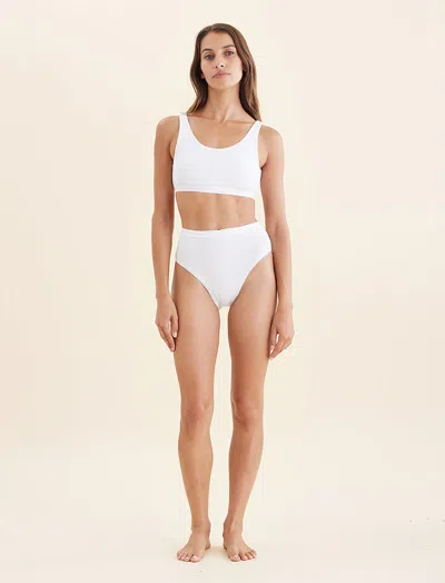 Papinelle Emily High-rise Full Brief In White