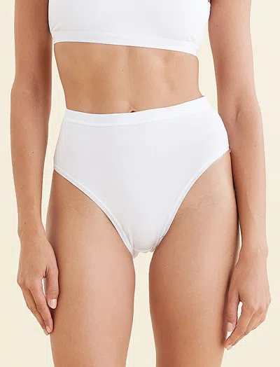 Papinelle Emily High-rise Full Brief In White