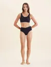 Papinelle Emily Mid-rise Hipster Brief In Black