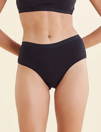 Papinelle Emily Mid-rise Hipster Brief In Black