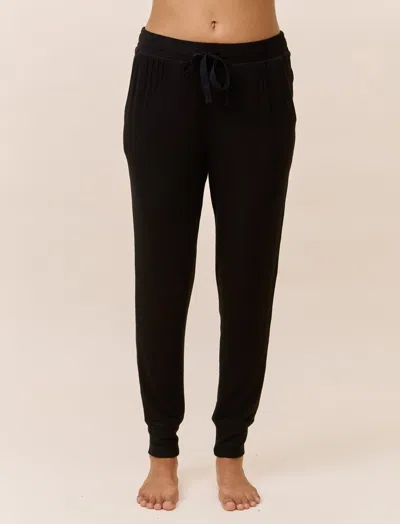 Papinelle Cotton Cashmere Jogger In Black