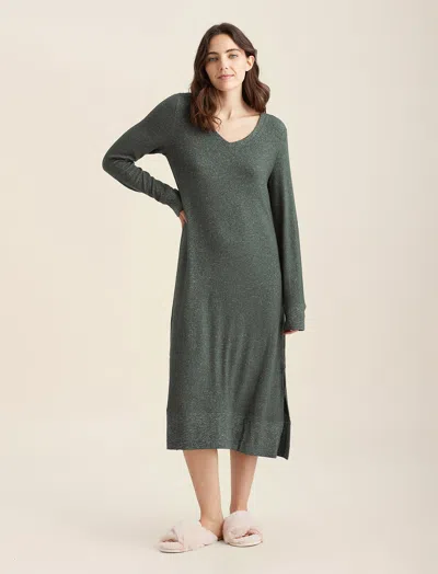Papinelle Feather Soft Nightgown In Deep Moss