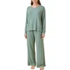 Papinelle Feather Soft Pajamas In Deep Moss