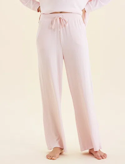 Papinelle Feather Soft Wide Leg Pant In Pink