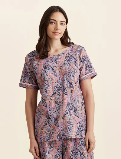 Papinelle Felix & Isabelle Knit Print Tee In Multi
