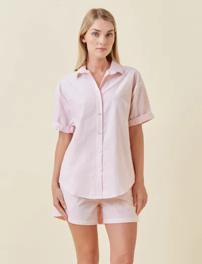 Papinelle French Boxer Pj Set In Pink