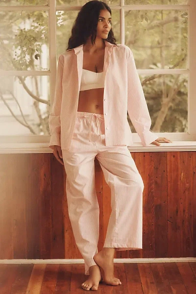 Papinelle French Stripe Full-length Pajama Set In Multi