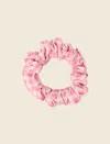 Papinelle Gingham Scrunchie In Wild Rose