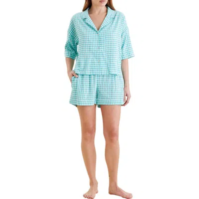 Papinelle Gingham Seersucker Pajamas