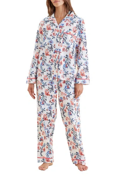 Papinelle Harper Cozy Full Length Pj Set In Snow White
