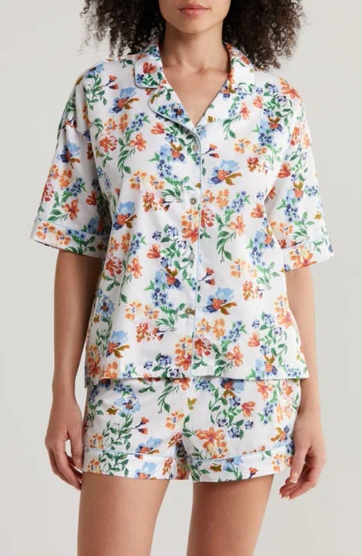 Papinelle Harper Cotton Short Pajamas In White