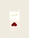 Papinelle Heart Organic Cotton Socks In Ecru