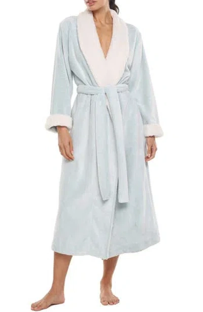 PAPINELLE PAPINELLE HIGH PILE FLEECE ROBE & SLEEP MASK SET