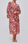 Papinelle Holly Floral Cotton Voile Maxi Robe In Multi