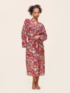 Papinelle Holly Maxi Robe In Red
