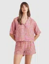Papinelle Ines Boxer Pj Set In French Rose