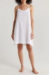 PAPINELLE IVY RUFFLE COTTON SHORT NIGHTGOWN