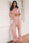Papinelle Jada Knit Pajama Set In Red