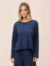 Papinelle Jada Organic Cotton Boxy Long Sleeve Tee
