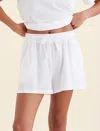 Papinelle Jada Organic Cotton Knit Boxer In White