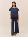 Papinelle Jada Organic Cotton Knit Boxy Tee