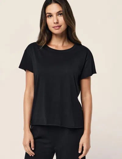 Papinelle Jada Organic Cotton Knit Boxy Tee