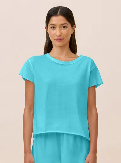 Papinelle Jada Organic Cotton Knit Boxy Tee