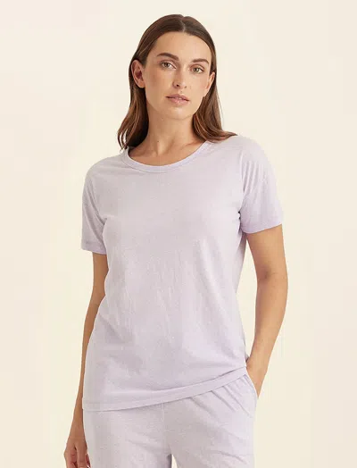 Papinelle Jada Organic Cotton Knit Tee In White