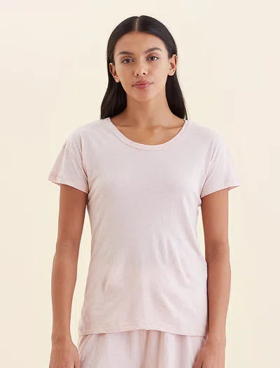 Papinelle Jada Organic Cotton Knit Tee In White