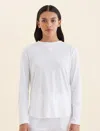 PAPINELLE JADA ORGANIC COTTON LONG SLEEVE KNIT TEE