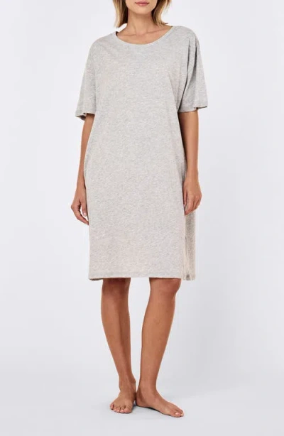 Papinelle Jada Organic Cotton Nightgown In Gray