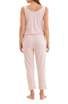 Papinelle Jada Organic Cotton Pajama Jumpsuit In  Pink