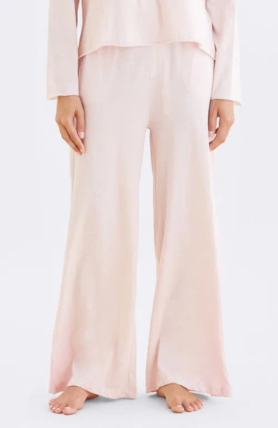 Papinelle Jada Organic Cotton Pajama Pants In Pink