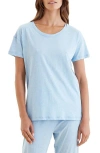 Papinelle Jada Organic Cotton Pajama Top In Powder Blue
