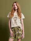 Papinelle Karen Walker Canopy Boxer And Tee In Citronelle