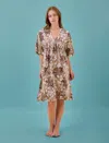 Papinelle Karen Walker Lilies Kaftan In Multi