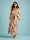 Papinelle Karen Walker Lilies Maxi Robe In Neutral