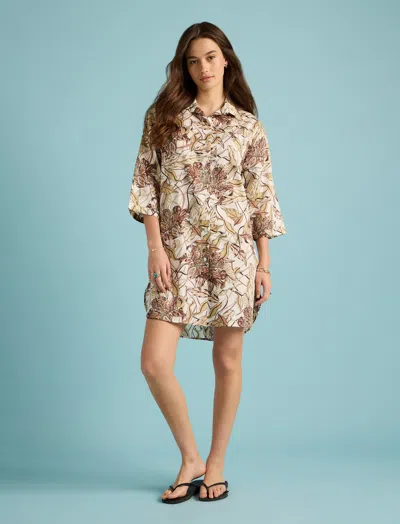 Papinelle Karen Walker Lilies Nightshirt In White