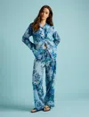 Papinelle Karen Walker Love Letters Full Length Pj In Blue