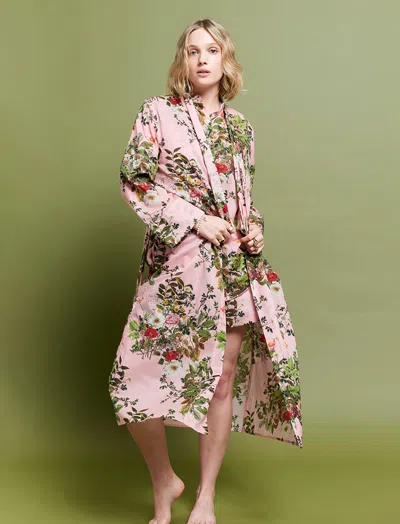 Papinelle Karen Walker Love Letters Maxi Robe In Pink