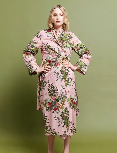 Papinelle Karen Walker Love Letters Maxi Robe In Ice Pink