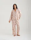 Papinelle Karolina Cosy Full Length Pj In Karolina Floral Print