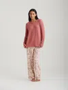 PAPINELLE KAROLINA COSY JOGGER AND FEATHER SOFT LS TOP