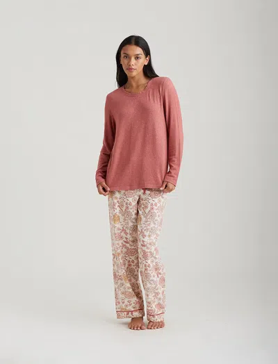 Papinelle Karolina Relaxed Fit Pajamas In Karolina Floral Print