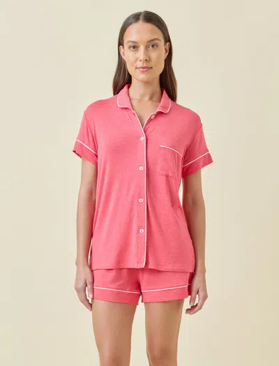 Papinelle Kate Modal Soft Boxer Pj In Pink