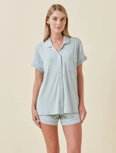 Papinelle Kate Modal Soft Boxer Pj In Green