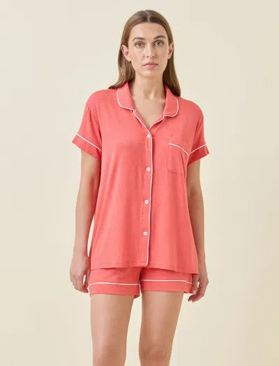 Papinelle Kate Modal Soft Boxer Pj In Pink