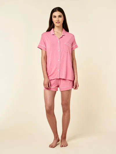 Papinelle Kate Modal Soft Boxer Pj In Pink